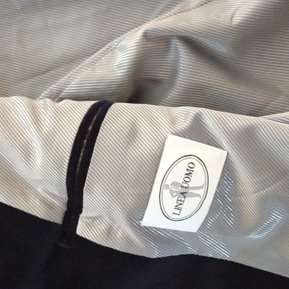 BNWOT Linea Uomo blue velvet jacket size 56 Regular - Picture 8 of 10